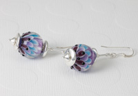 Dahlia Lampwork Earrings alternative view 1