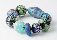 Blue Lampwork Bead Collection alternative view 2