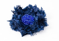 Blue Flower Brooch