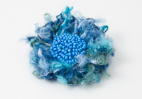 Blue Flower Brooch