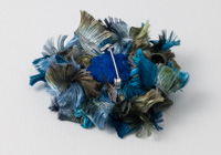 Blue Ribbon Flower Brooch alternative view 1