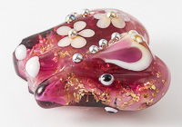 Pink Lampwork Elephant Bead alternative view 2