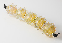 Golden Bumpy Lampwork Beads alternative view 1
