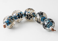 Sparkly Flower Lampwork Beads alternative view 1