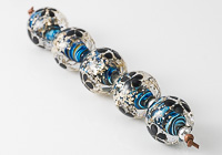 Sparkly Flower Lampwork Beads alternative view 2