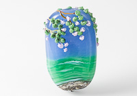 Blossom Tree Landscape Lampwork Bead alternative view 1