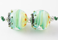 Swirly Lampwork Beads