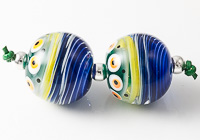 Swirly Lampwork Beads