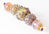 Silver Glass Lampwork Beads alternative view 1