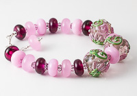 Flowery Lampwork Bracelet alternative view 1