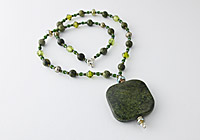 Serpentine Gemstone Necklace alternative view 1