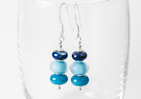 Blue Lampwork Earrings alternative view 1