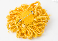 Sunflower Beaded Brooch alternative view 1