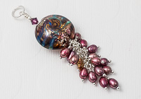 Pearl Lampwork Pendant