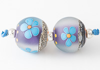 Stone Tumbled Flower Beads