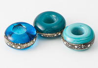 Turquoise Lampwork Charm Beads alternative view 1