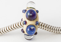 Silver Glass Lampwork Charm Bead alternative view 1