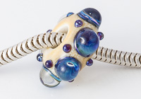 Silver Glass Lampwork Charm Bead alternative view 1