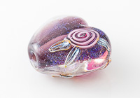 Dichroic Heart Bead alternative view 2