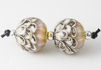 Dahlia Lampwork Beads