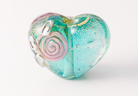 Dichroic Heart Bead alternative view 1