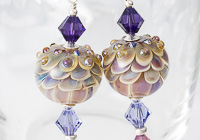 Pastel Lampwork Earrings alternative view 2