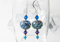 Purple Lampwork Earrings alternative view 1