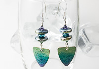 Seafoam Lampwork Earrings alternative view 1