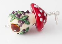 Lampwork Toadstool Pendant