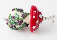 Lampwork Toadstool Pendant alternative view 1