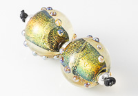 Dichroic Dotty Lampwork Beads alternative view 2