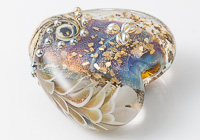 Flower Lampwork Heart Bead alternative view 2