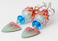 Red Lampwork Earrings