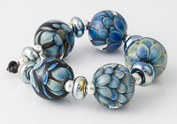 Silver Glass Dahlia Beads alternative view 1