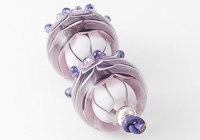 Purple Dahlia Lampwork Beads alternative view 1