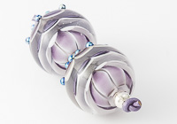 Purple Dahlia Lampwork Beads alternative view 1