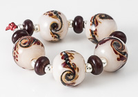 Swirly Lampwork Beads alternative view 1