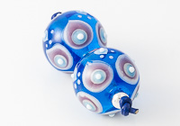 Turquoise Graphics Lampwork Beads alternative view 2