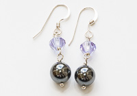 Haematite and Crystal Earrings alternative view 1