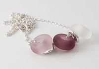 Pink Tumbled Charm Bead Necklace alternative view 1