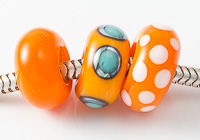 Orange Lampwork Charm Beads alternative view 1
