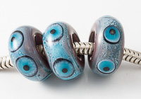 "Verdigris" Lampwork Charm Beads