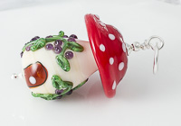 Lampwork Toadstool Pendant