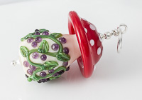 Lampwork Toadstool Pendant alternative view 1