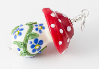 Lampwork Toadstool Pendant alternative view 1