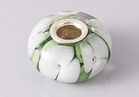 Flowery Cored Lampwork Bead alternative view 1