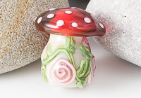 Lampwork Fairy Toadstool Bead alternative view 1