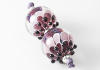 Dichroic Dahlia Lampwork Beads alternative view 2