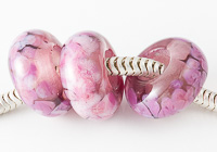 Pink Lampwork Charm Beads alternative view 1