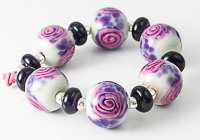 Rose Lampwork Beads